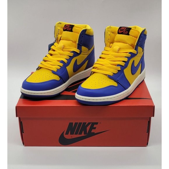 Women's Air Jordan 1 Retro High OG 'Reverse Laney' FD2596-700 - Picture 5 of 9